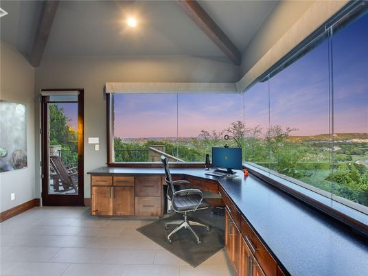 Home Office, Interior, Recessed Lighting