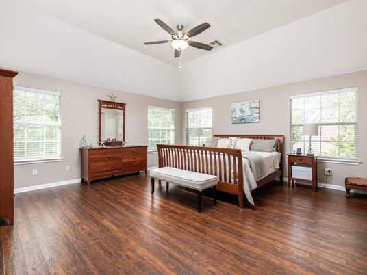 Bedroom, Interior, Wood Texture Flooring