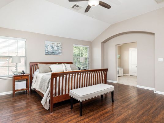 Bedroom, Interior, Wood Texture Flooring