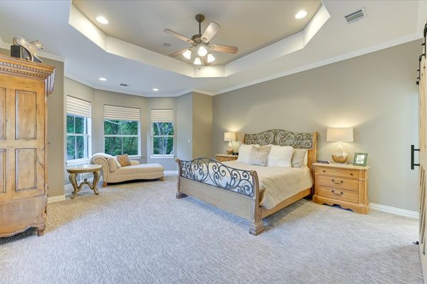 Bedroom, Interior, Recessed Lighting