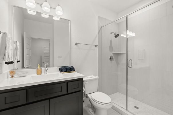 Bathroom, Glass Shower, Interior