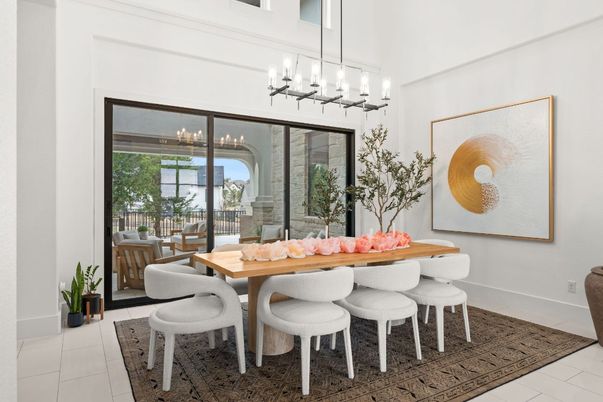Dining room, Interior, Pendant Lights