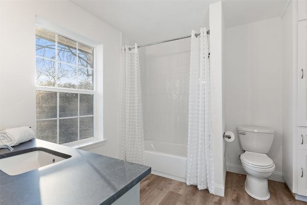 Bathroom, Interior, Wood Texture Flooring