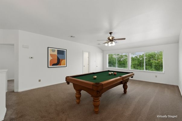 Billiard Table, Game Room, Interior