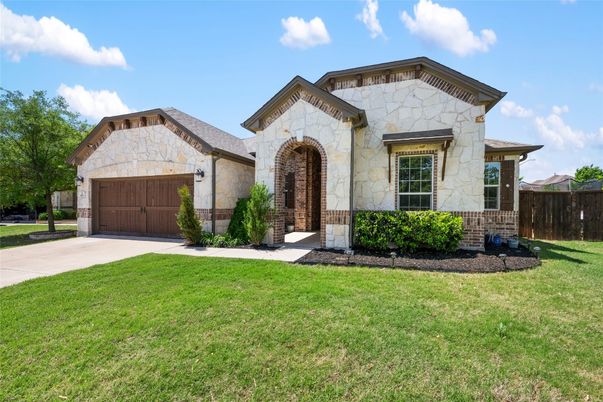 Attached, Backyard, Exterior, Facade, Brick Traditional