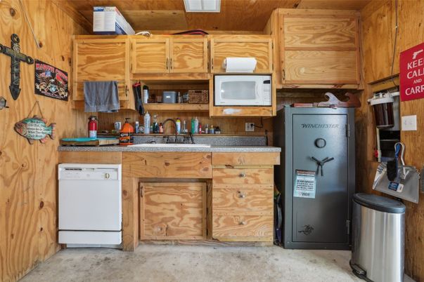Interior, Kitchen, Wooden Walls