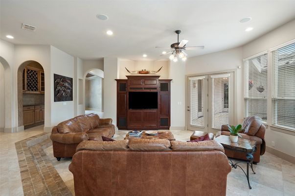 Interior, Living room, Recessed Lighting