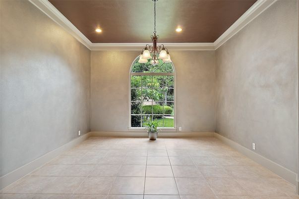 Empty room, Interior, Pendant Lights, Recessed Lighting