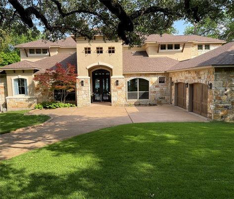 Attached, Backyard, Exterior, Facade, Mediterranean