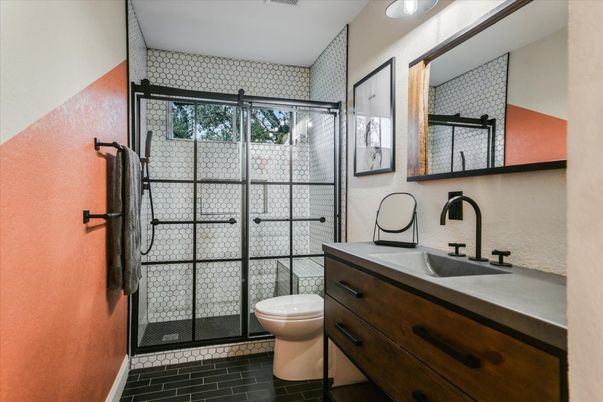 Bathroom, Glass Shower, Interior