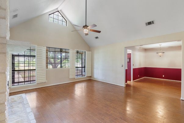 Empty room, Interior, Wood Texture Flooring