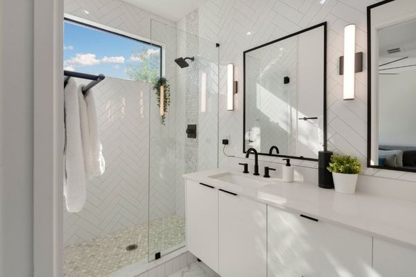 Bathroom, Glass Shower, Interior