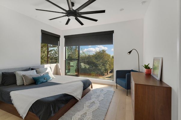 Bedroom, Interior, Wood Texture Flooring