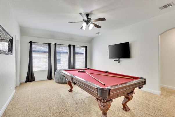 Billiard Table, Game Room, Interior