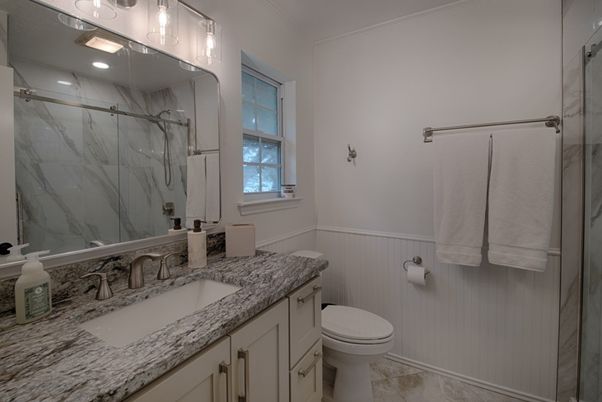 Bathroom, Interior, Marble Walls