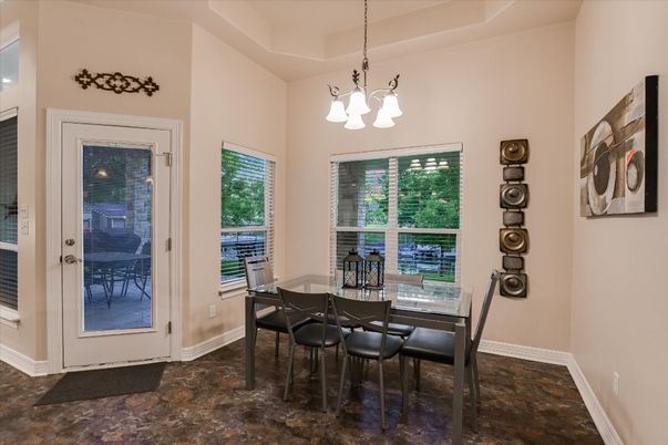 Dining room, Interior, Pendant Lights