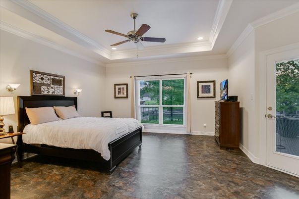 Bedroom, Interior, Recessed Lighting