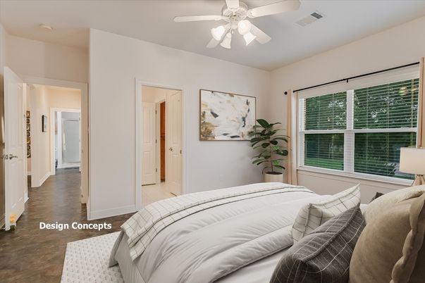 Bedroom, Interior, Wood Texture Flooring