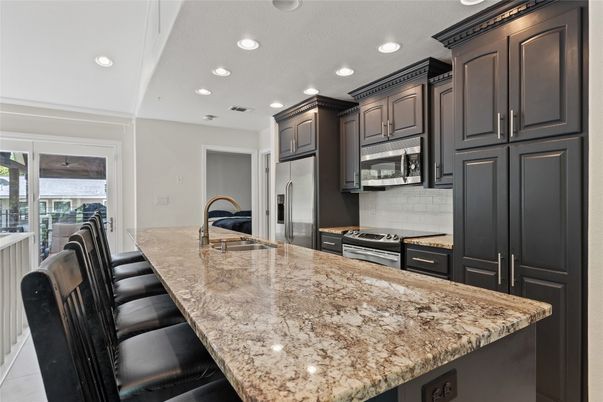 Interior, Kitchen, Recessed Lighting, Stainless Steel Appliances