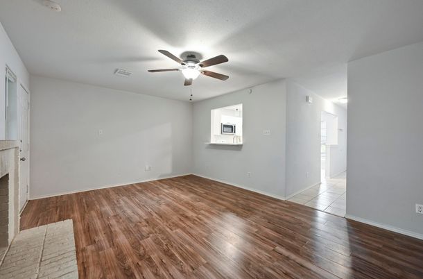 Empty room, Interior, Wood Texture Flooring