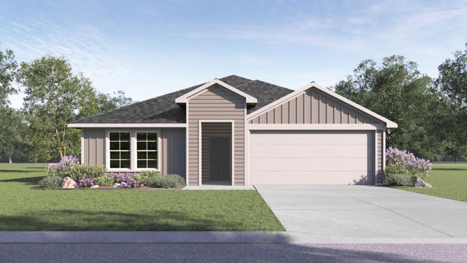 Attached, Exterior, Facade, Ranch