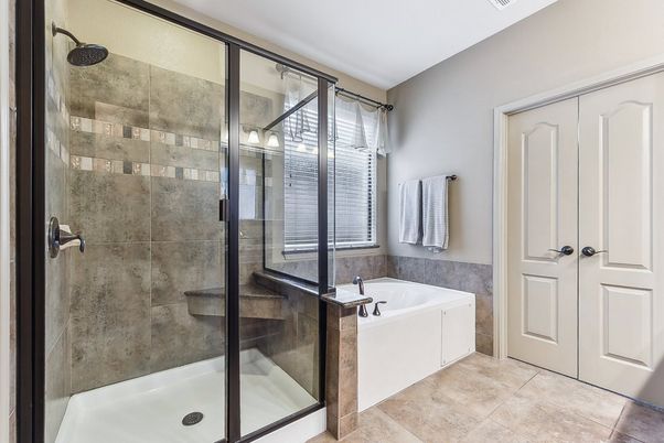 Bathroom, Glass Shower, Interior
