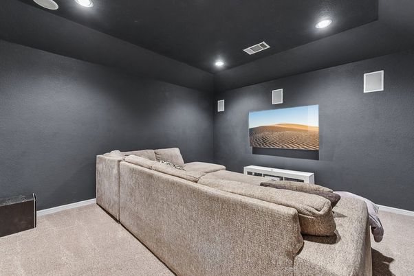 Interior, Recessed Lighting, Theatre Room