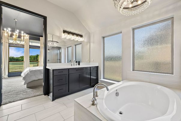 Bathroom, Chandelier, Dual Sink Vanities, Interior