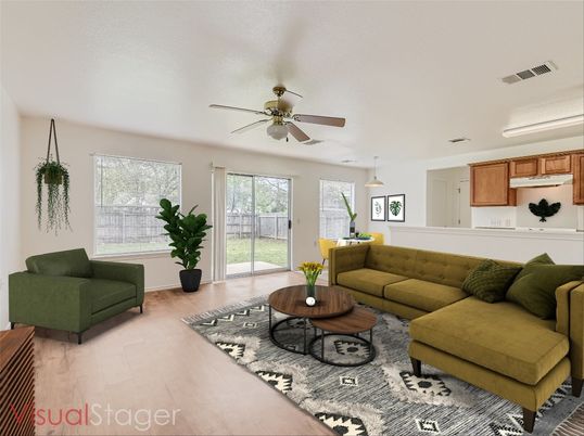 Interior, Kitchen, Living room, Pendant Lights