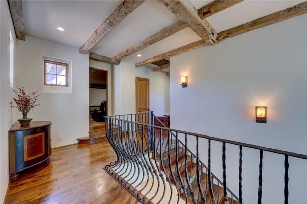 Interior, Recessed Lighting, Wooden Beams, Wood Texture Flooring