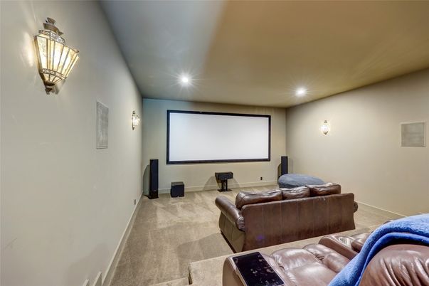 Interior, Projection Screen, Theatre Room