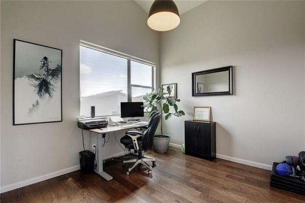 Home Office, Interior, Wood Texture Flooring