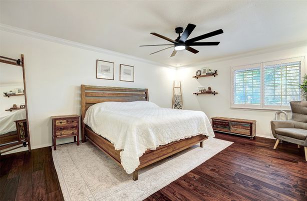 Bedroom, Interior, Wood Texture Flooring