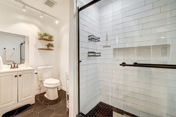 Bathroom, Glass Shower, Interior