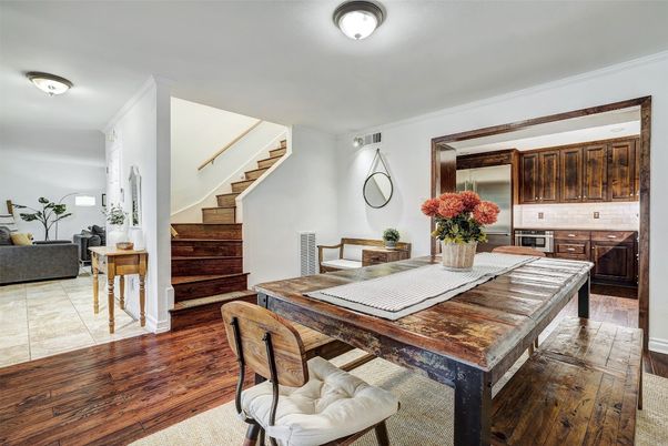 Dining room, Interior, Kitchen, Wood Texture Flooring