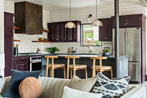 Interior, Kitchen, Pendant Lights, Stainless Steel Appliances