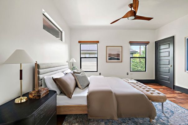 Bedroom, Interior, Wood Texture Flooring