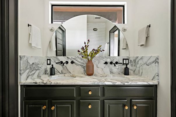 Bathroom, Interior, Marble Walls