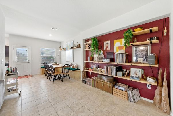 Dining room, Interior, Recessed Lighting