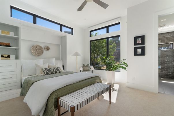 Bedroom, Interior, Recessed Lighting