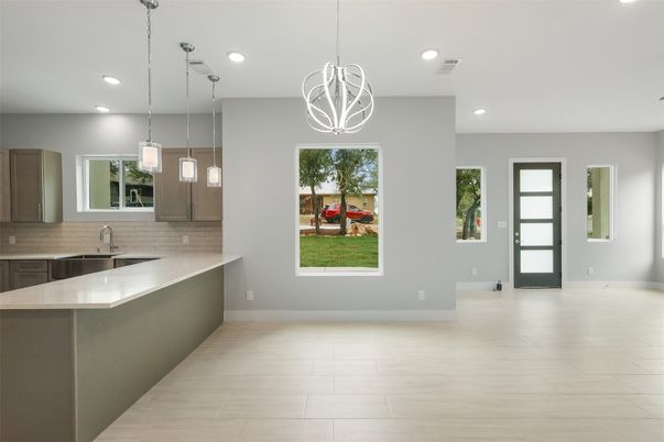 Interior, Kitchen, Pendant Lights, Recessed Lighting