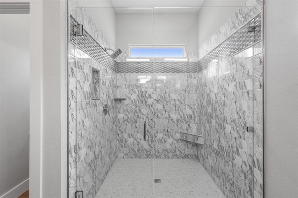 Bathroom, Interior, Marble Walls