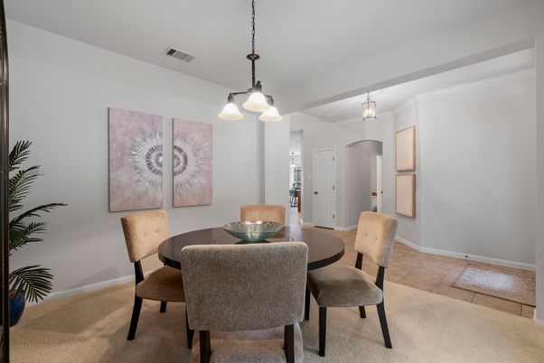 Dining room, Interior, Pendant Lights
