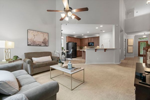 Interior, Kitchen, Living room, Pendant Lights, Recessed Lighting
