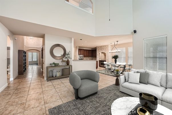 Dining room, Interior, Kitchen, Living room, Pendant Lights, Recessed Lighting