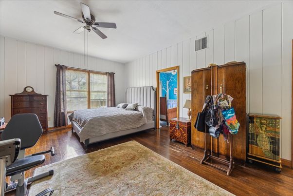 Bedroom, Interior, Wood Texture Flooring