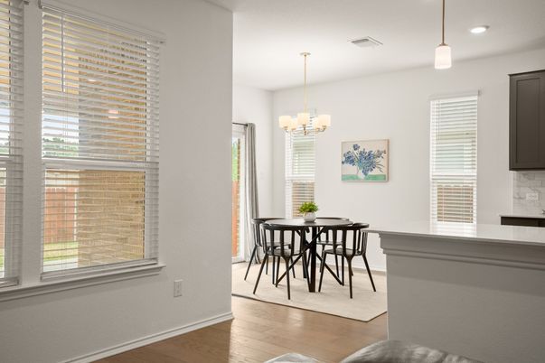 Chandelier, Dining room, Interior, Pendant Lights, Recessed Lighting, Wood Texture Flooring