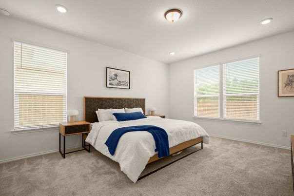 Bedroom, Interior, Recessed Lighting