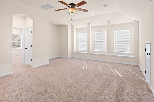 Empty room, Interior, Recessed Lighting