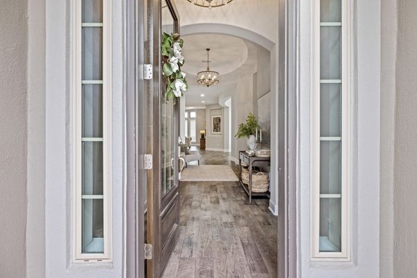 Chandelier, Interior, Wood Texture Flooring